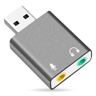 CONVERTIDOR USB A AUDIO 7.1 NEG RO BROBOTIX