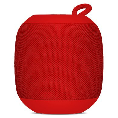 BOCINA BLUETOOTH FM/USB REDONDA ROJO BROBOTIX