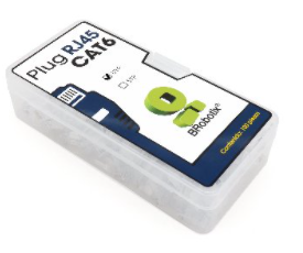 PLUG RJ45 CAT6 UTP 100 PIEZAS B OTE BROBOTIX