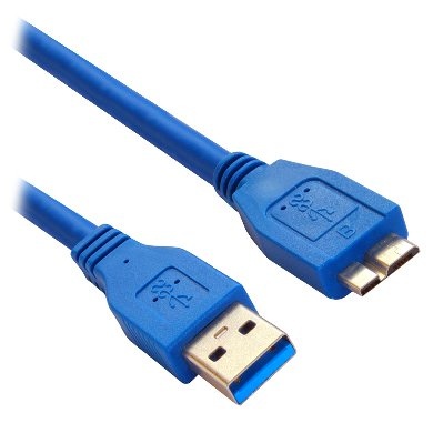 CABLE USB V3.0 A - MICROB MACHO 0.6 MTS BROBOTIX