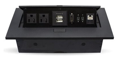 BROBOTIX CAJA PARA MESA CON PUE RTOS HDMI USB-A USB-C RJ45 CAT6