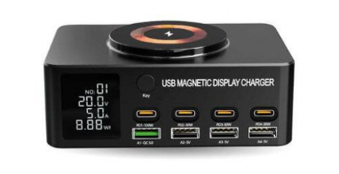 BROBOTIX ESTACIN DE CARGA MAGN TICA CUENTA CON 4 PUERTOS USB 4