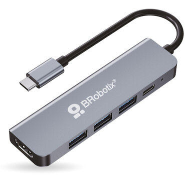 BROBOTIX DOCKING 5 EN 1 CONECT OR USB TIPO C PUERTOS INCLUIDOS: 1