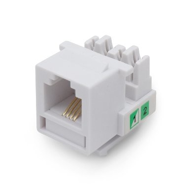 JACK CAT 3 RJ11 BLANCO BROBOTIX TELEFONICO