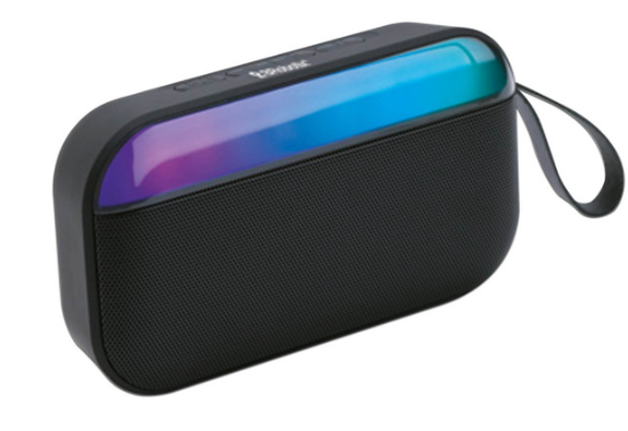 BROBOTIX BOCINA BLUETOOTH CON SUBWOOFER E ILUMINACIN RGB COMPACT