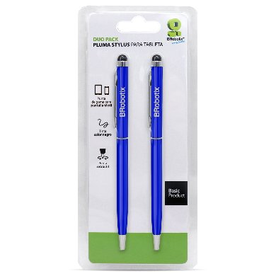 PLUMA STYLUS P/TABLETA BROBOTIX AZUL REY BROBOTIX DUO PACK