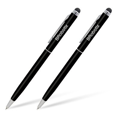 PLUMA STYLUS P/TABLETA BROBOTIX AZUL NEGRA BROBOTIX DUO PACK
