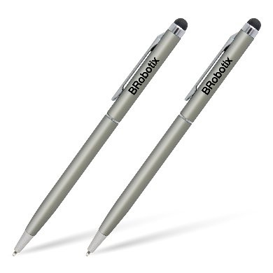 PLUMA STYLUS P/TABLETA BROBOTIX AZUL PLATA BROBOTIX DUO PACK