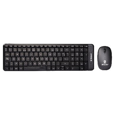 KIT DE TECLADO Y MOUSE INALAMBR ICO MULTIMEDIA COLOR NEGRO BROBOTIX