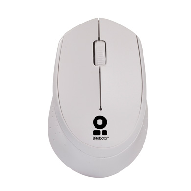 MOUSE INALAMBRICO CON BATERIAS BLANCO
