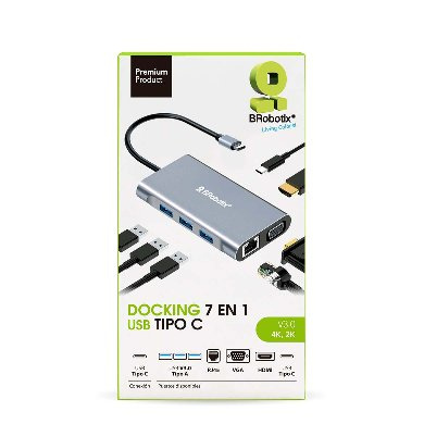 DOCKING 7 EN 1 HDMI / RJ45 / US BX 3 / TIPOC / VGA BROBOTIX