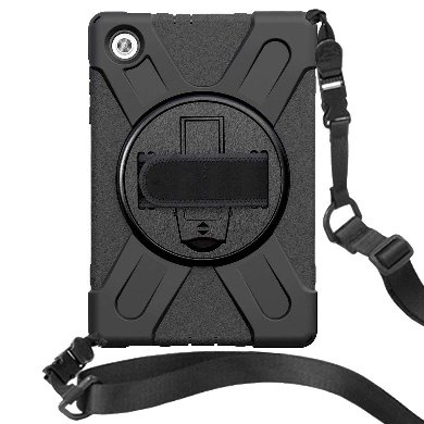 FUNDA DE USO RUDO CON CORREA Y GIRO 360 PARA LENOVO M10 HD2020 T