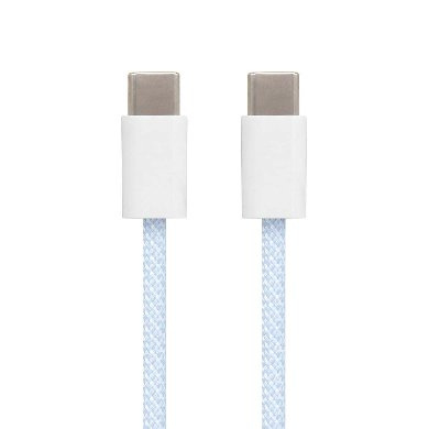 CABLE CARGA RPIDA USB TIPO C A TIPO C TEJIDO 1M AZUL
