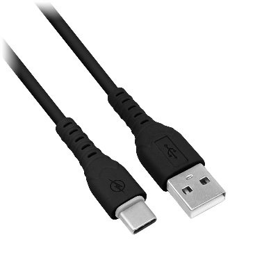 CABLE CARGA RAPIDA USB V3.0 TIPO C PVC 1.0 M NEGRO