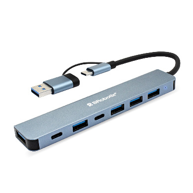 DOCKING 7 EN 1 USB V3.0 CONECTOR DUAL C Y A BROBOTIX