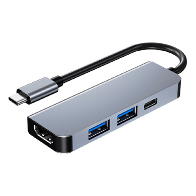 DOCKING 4 EN 1 TIPO C A HDMIUS B V3.0 Y USB TIPO C BROBOTIX
