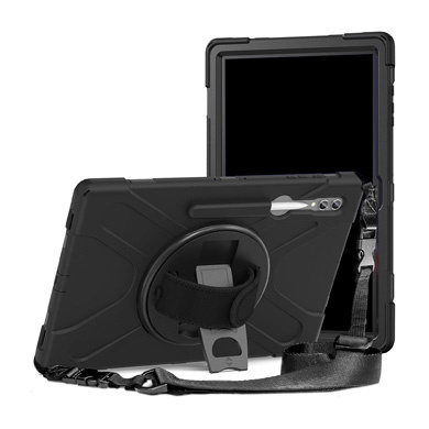 HEAVY DUTY CASE WITH STRAP AND 360G SWIVEL FOR GALAXY S9 14.6IN X9