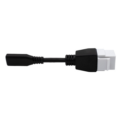 JACK TIPO USB C - C HEMBRA - HEMBRA CON CABLE