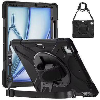 BROBOTIX FUNDA DE USO RUDO CON CORREA Y GIRO 360 PARA IPAD AIR 13