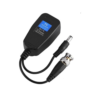 TRANSCEPTOR BALUN DE VIDEO CON ALIMENTACIN 8MP HDCVI/TVI/AHD