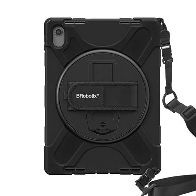 BROBOTIX FUNDA DE USO RUDO CON CORREA Y GIRO 360 PARA LENOVO TAB
