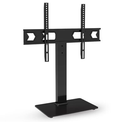 SOPORTE DE MESA PARA TV DE 37IN A 75IN CON BASE DE CRISTAL