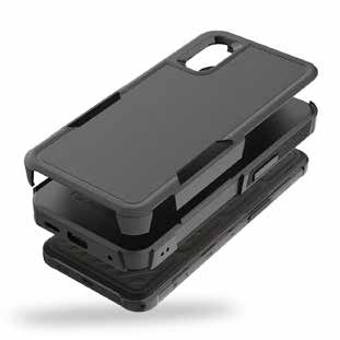 BROBOTIX FUNDA RGIDA DE DOBLE CAPA PARA PARA CELULAR SMARTPHONE S
