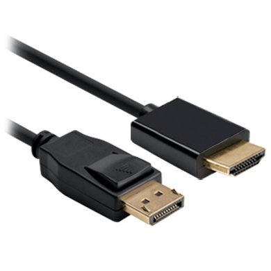 CABLE DISPLAYPORT MACHO - HDMI MACHO 2.0MT V1.2 BROBOTIX