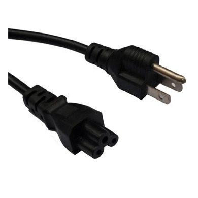 CABLE DE CORRIENTE PARA LAPTOP (TIPO TREBOL) 1.8 METROS BROBOTIX