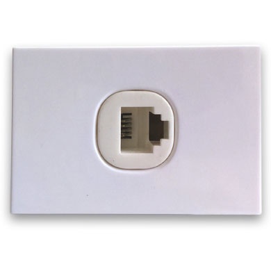 INSERTO LINEA ELITE RJ11 PARA TAPAS ARMABLES