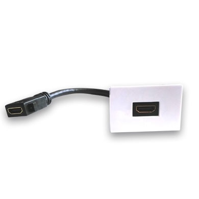 INSERTO LINEA ELITE HDMI CON CABLE PARA TAPAS ARMABLES