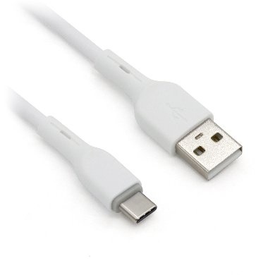 CABLE USB V2.0 TIPO C MACHO DE PVC 1.0M BROBOTIX BLANCO