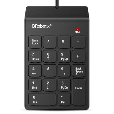 TECLADO USB NUMERICO NEGRO BROB OTIX