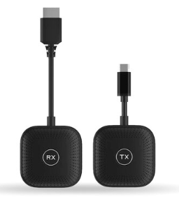 BROBOTIX EXTENSOR INALMBRICO H D TRANSMISOR TIPO C RECEPTOR HDMI