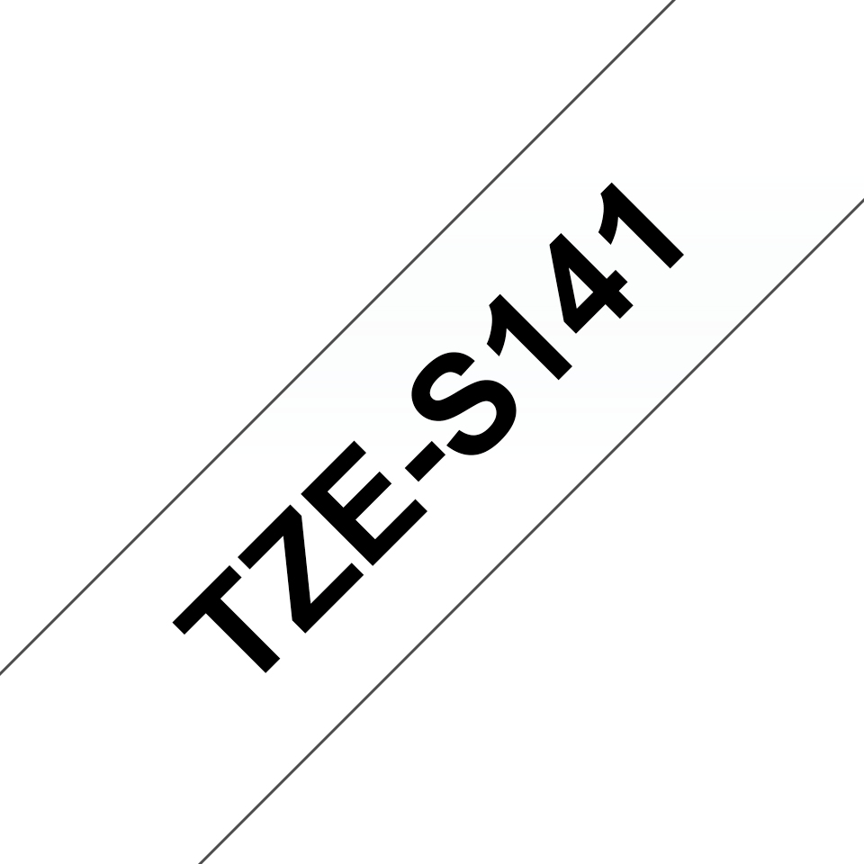 CINTA NEGRO SOBRE TRANSPARENTE 18MM X 8M ADHESIVO IND EXTRA FUERTE