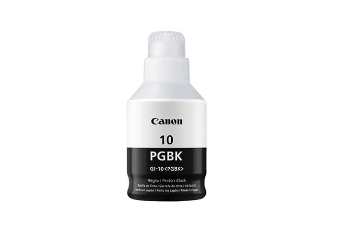 BOTELLA DE TINTA GI-10 PGBK NEGRO 170ML SERIE G TERCERA GENER