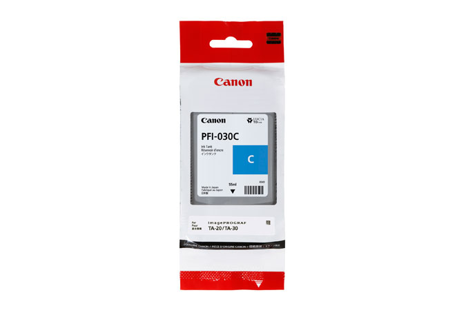 CARTUCHO INKJET PFI-030 C CYAN 55ML P P TA20 TA30