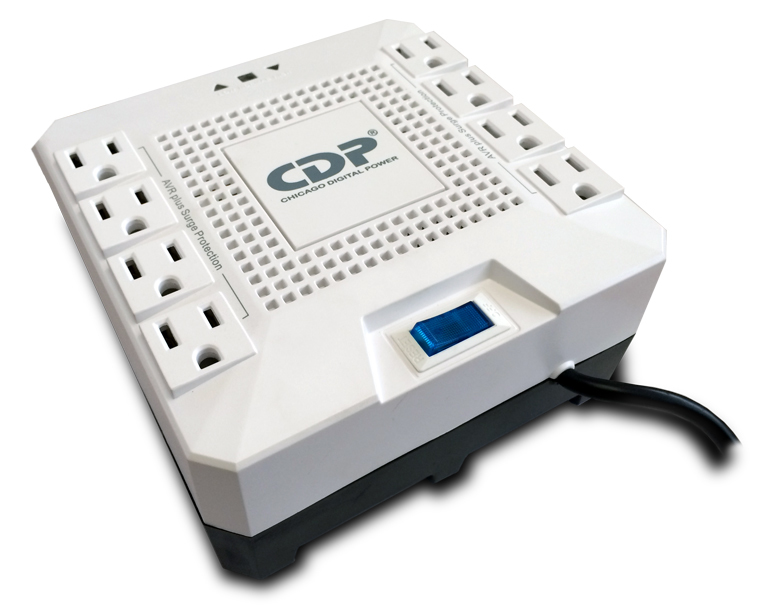 REGULADOR DE VOLTAJE CDP DE 1800VA/1000W 8 CONT