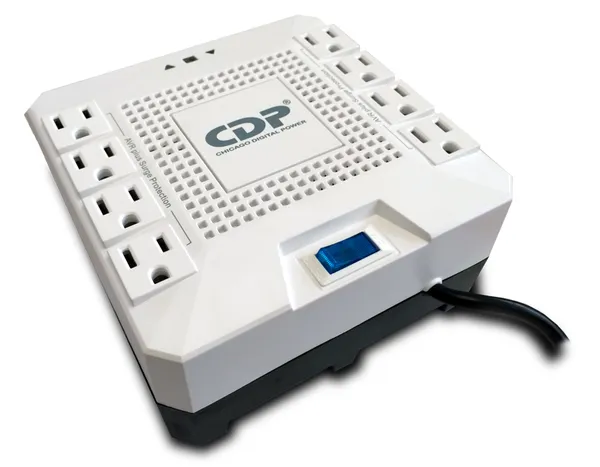 REGULADOR DE VOLTAJE CDP DE 1800VA/1000W 8 CONT