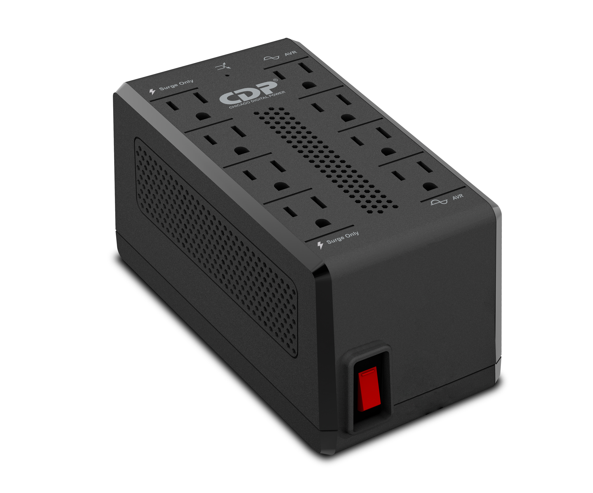 CDP RAVR1408 1410VA/700W AVR 8 SALIDAS 175 JULIOS 120 VAC