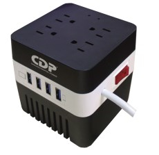 REGULADOR DE VOLTAJE CDP DE 600VA/300W 4 CONT