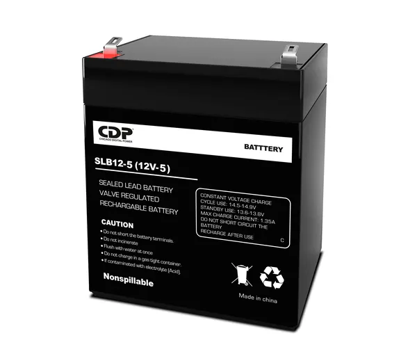 SLB125 BATERIA DE PLOMO ACIDO SECA SELLADA 12VDC-5AH