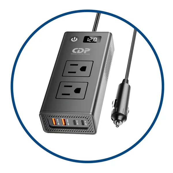 CDP XVU212 INVERSOR AUTOMOTRIZ 2OOW 2 SALIDAS NEMA 5-15R I2OVAC
