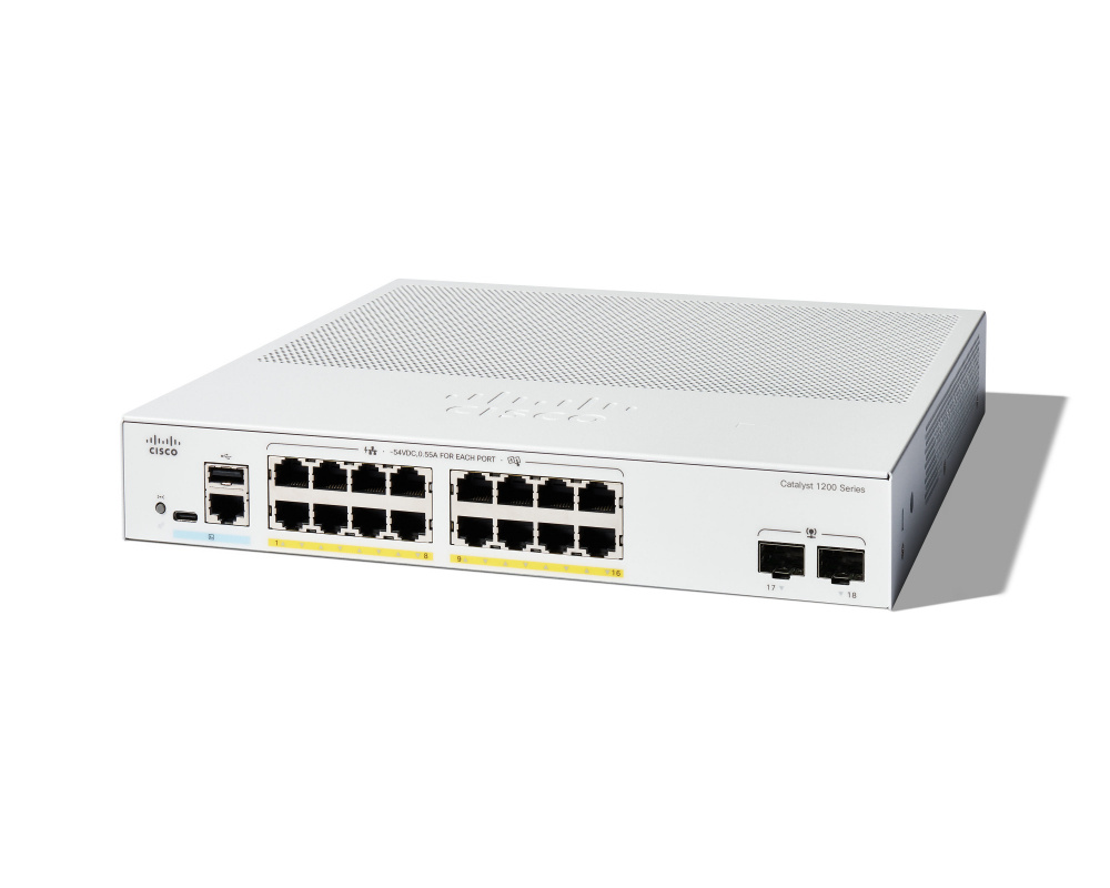 CATALYST 1200 16-PORT GE POE 2X 1G SFP