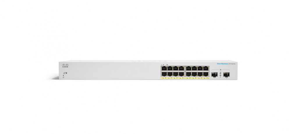 CBS220 SMART 16-PORT GE 2X1G SF SFP
