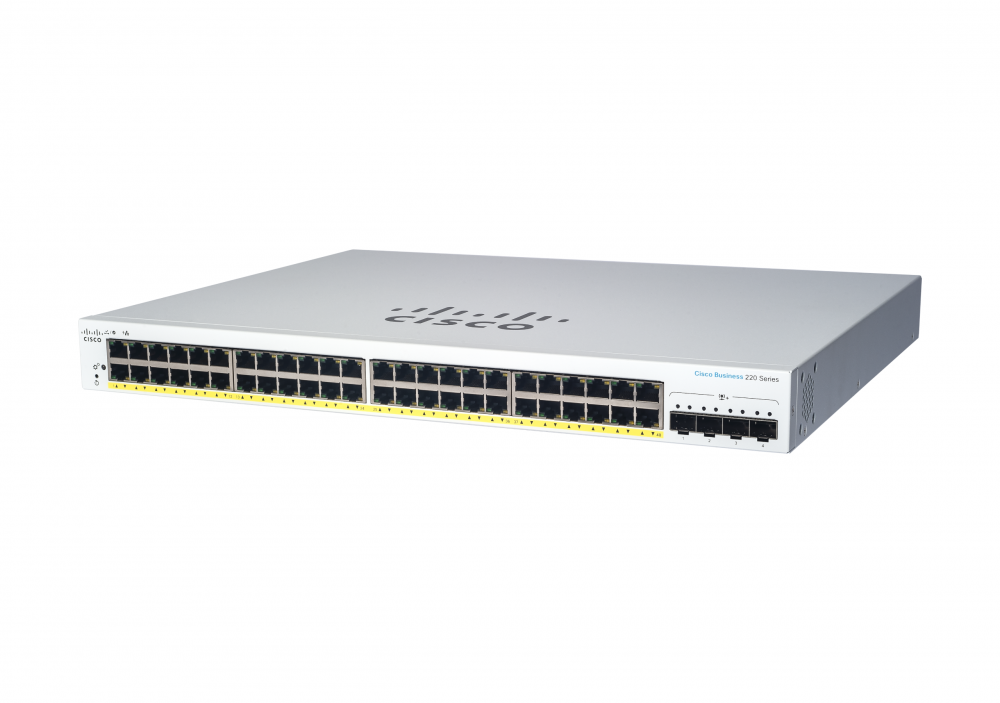 CBS220 SMART 48-PORT GE POE 4X 1G SFP