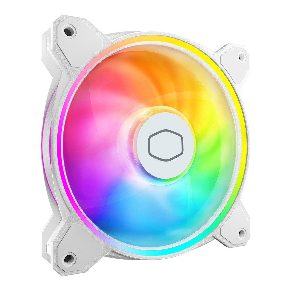 VENTILADOR COOLER MASTER MASTER FAN HALO 2 ARGB BLANCO 120MM