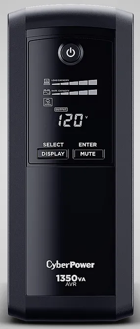 NOBREAK UPS CYBERPOWER CP1350 1350VA/810W LCD AVR.TORRE.COAX.US