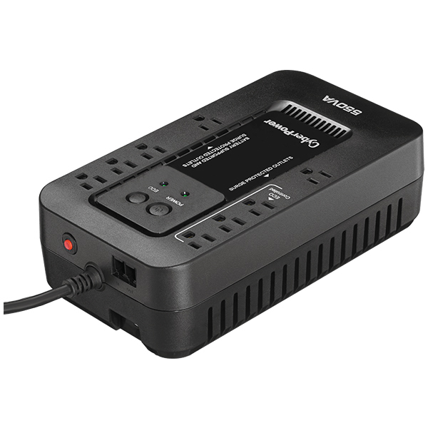 NOBREAK UPS CYBERPOWER EC550 550VA/330W.ECO.STANDBY.8CONT.RJ11/U