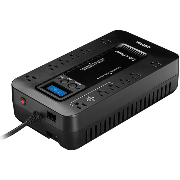 NOBREAK UPS CYBERPOWER EC850 850VA/510W.LCD.ECO.STANDBY.12CONT.R